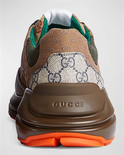 gucci rhyton sneakers outfit men|Gucci gg rhyton sneakers men's.